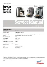 Philips Saeco INTELIA Service Manual preview