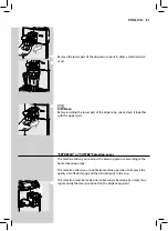 Предварительный просмотр 23 страницы Philips Saeco Minuta HD8773 Operating Instructions Manual