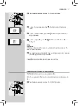 Предварительный просмотр 29 страницы Philips Saeco Minuta HD8773 Operating Instructions Manual