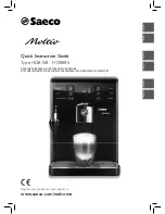 Philips Saeco Moltio HD8768 Quick Instruction Manual предпросмотр