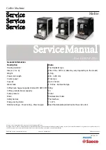 Предварительный просмотр 1 страницы Philips Saeco Moltio Service Manual