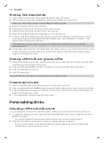 Preview for 12 page of Philips Saeco PicoBaristo SM5460 User Manual