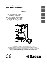 Philips Saeco RI8329 Operating Instructions Manual предпросмотр