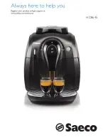 Предварительный просмотр 1 страницы Philips Saeco Xsmall HD8645 User Manual