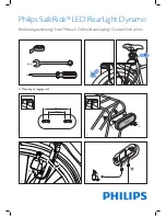 Philips SafeRide LED RearLight Dynamo User Manual preview