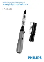 Philips Salon AirStylist Essential HP4624/00 Manual preview