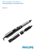 Preview for 1 page of Philips Salon Airstylist Pro HP4671 Manual