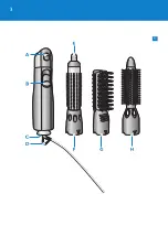 Preview for 3 page of Philips Salon Airstylist Pro HP4671 Manual