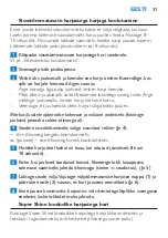Preview for 31 page of Philips Salon Airstylist Pro HP4671 Manual
