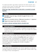 Preview for 47 page of Philips Salon Airstylist Pro HP4671 Manual