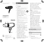 Philips SalonDry Compact HP4961/40 User Manual preview