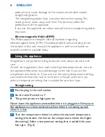 Preview for 8 page of Philips SalonStraight Control HP4686 User Manual