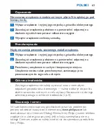 Preview for 63 page of Philips SalonStraight Control HP4686 User Manual