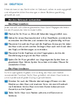 Preview for 20 page of Philips SalonStraight Essential HP4661/00 User Manual