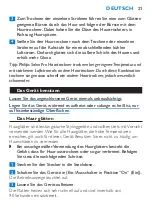 Preview for 21 page of Philips SalonStraight Essential HP4661/00 User Manual