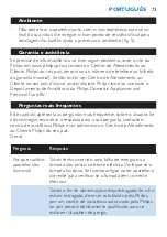 Preview for 73 page of Philips SalonStraight Essential HP4661/00 User Manual