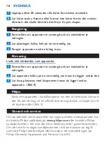 Preview for 78 page of Philips SalonStraight Essential HP4661/00 User Manual