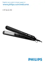 Philips SalonStraight Jade HP4665/00 User Manual preview
