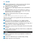 Предварительный просмотр 72 страницы Philips SalonStraight Pro User Manual