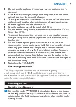 Preview for 7 page of Philips Satinelle Ice Premium HP6501 Manual