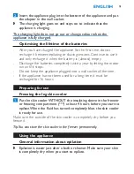 Preview for 9 page of Philips Satinelle Ice Premium HP6517 User Manual