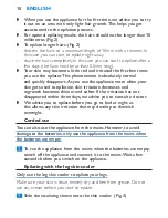 Preview for 10 page of Philips Satinelle Ice Premium HP6517 User Manual