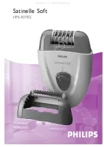 Предварительный просмотр 1 страницы Philips Satinelle Soft HP6407/2 Manual