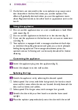 Preview for 8 page of Philips Satinelle Soft HP6407/2 Manual