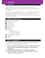 Preview for 46 page of Philips Satinelle Soft
HP6409/02 User Manual