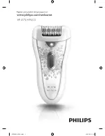 Philips SatinPerfect HP6570 User Manual preview