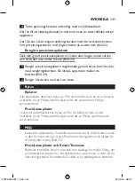Preview for 143 page of Philips SatinSoft HP6540 User Manual