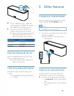 Предварительный просмотр 9 страницы Philips SB365 User Manual