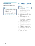 Preview for 11 page of Philips SB500 User Manual