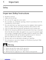 Preview for 7 page of Philips SBA3010/00 User Manual