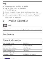 Preview for 10 page of Philips SBA3010/00 User Manual