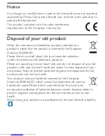 Preview for 8 page of Philips SBA3011/00 User Manual