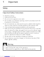 Preview for 7 page of Philips SBA3110/00 User Manual