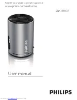 Philips SBA3110/37 User Manual preview