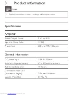 Preview for 6 page of Philips SBA3210/00 User Manual