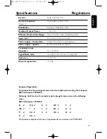 Предварительный просмотр 11 страницы Philips SBC BC 8310 User Manual