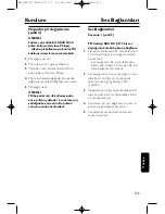 Предварительный просмотр 119 страницы Philips SBC BC 8310 User Manual