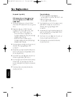 Предварительный просмотр 120 страницы Philips SBC BC 8310 User Manual