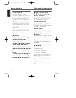 Preview for 4 page of Philips SBC HC130 Manual