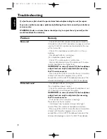 Preview for 8 page of Philips SBC HC210 Manual