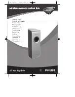 Philips SBC LI805 Instructions For Use Manual preview