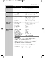 Preview for 54 page of Philips SBC LM1000 Instructions For Use Manual