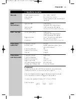 Preview for 64 page of Philips SBC LM1000 Instructions For Use Manual