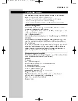 Preview for 76 page of Philips SBC LM1000 Instructions For Use Manual