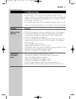 Preview for 102 page of Philips SBC LM1000 Instructions For Use Manual