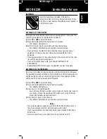 Preview for 5 page of Philips SBC RU 220/00 Instructions For Use Manual